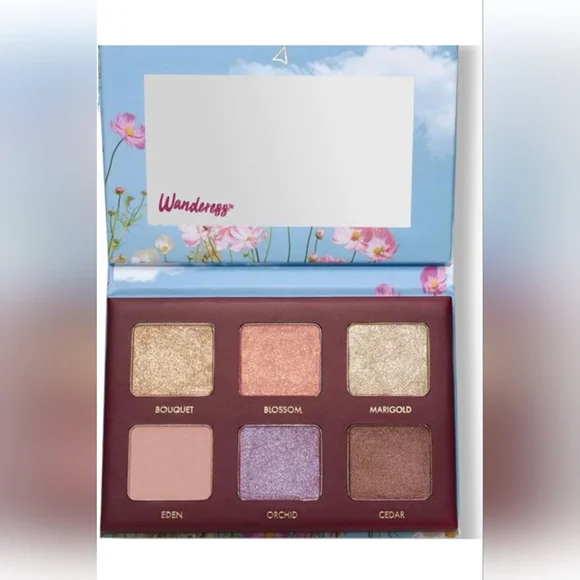 Wander Beauty Wanderess Fling Eyeshadow Palette - Gold, Purple, Brown Shades - Picture 1 of 9
